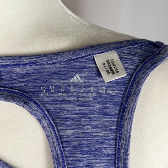 Adidas Heathered Purple Tank Top - Picture 6 of 7
